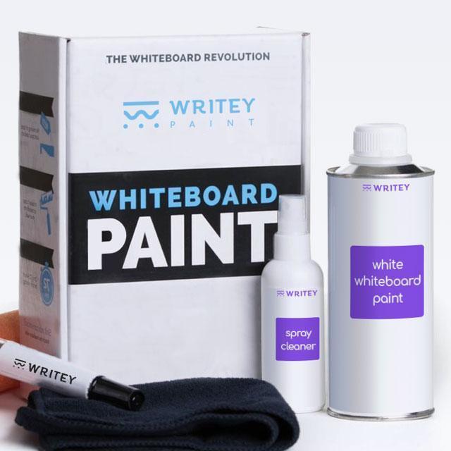 A&I Coatings 750ml White Board Write Wall Paint Kit - Bunnings Australia